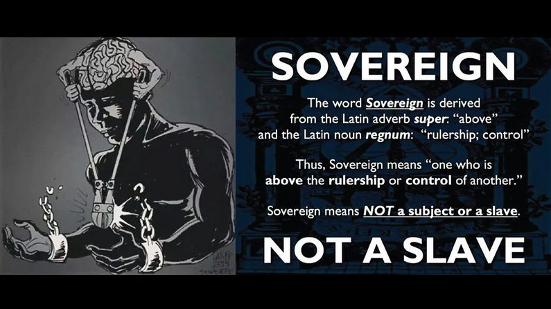 Sovereignty or Slavery, The Choice is Ours and The Time is Now